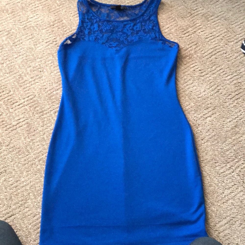 Royal blue dress